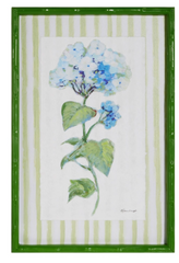23.5" Azure Bloom Framed Print
