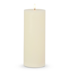3.5" X 9" Ivory Pillar Candle