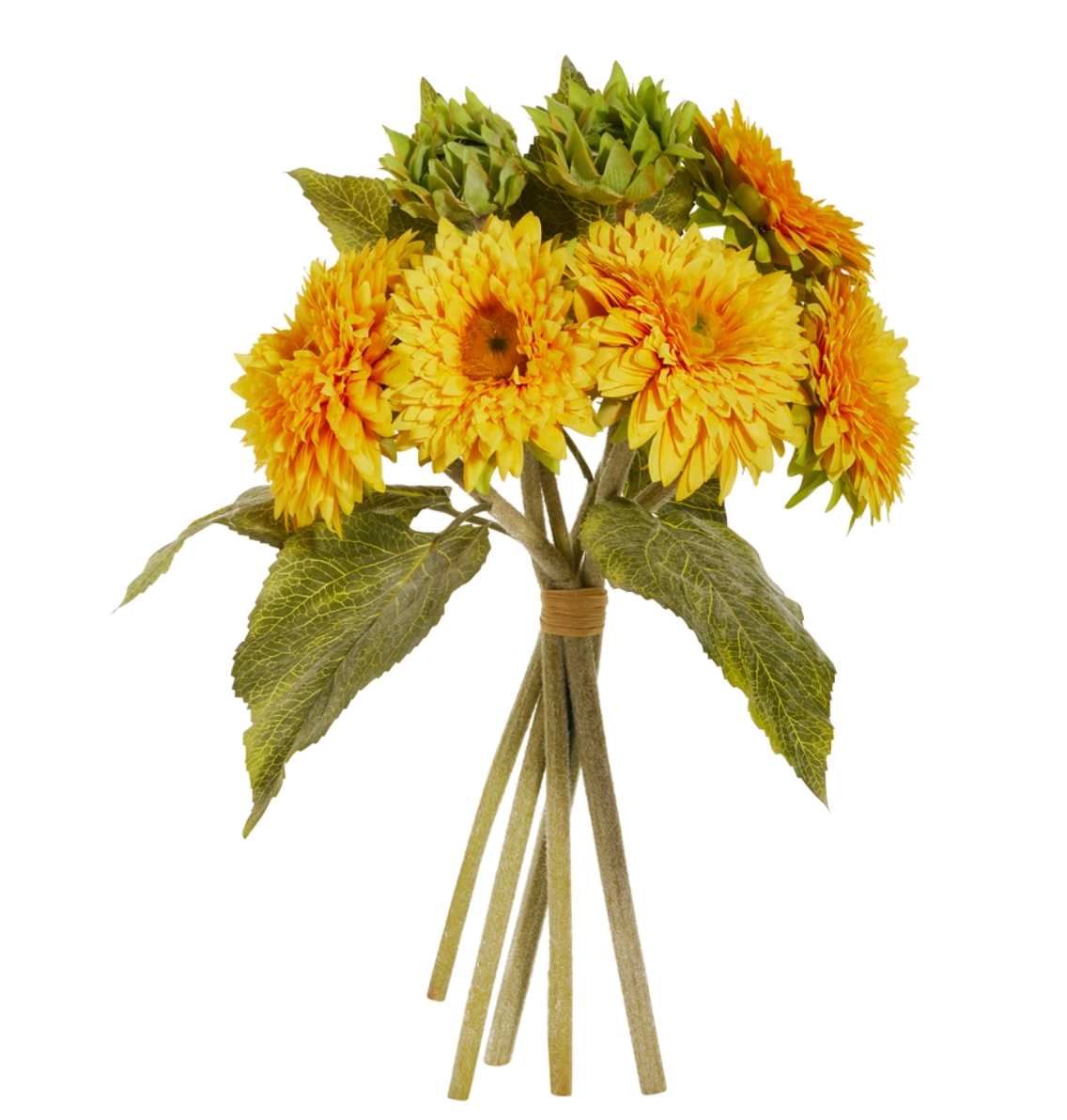 18" Yellow Sunflower Bundle