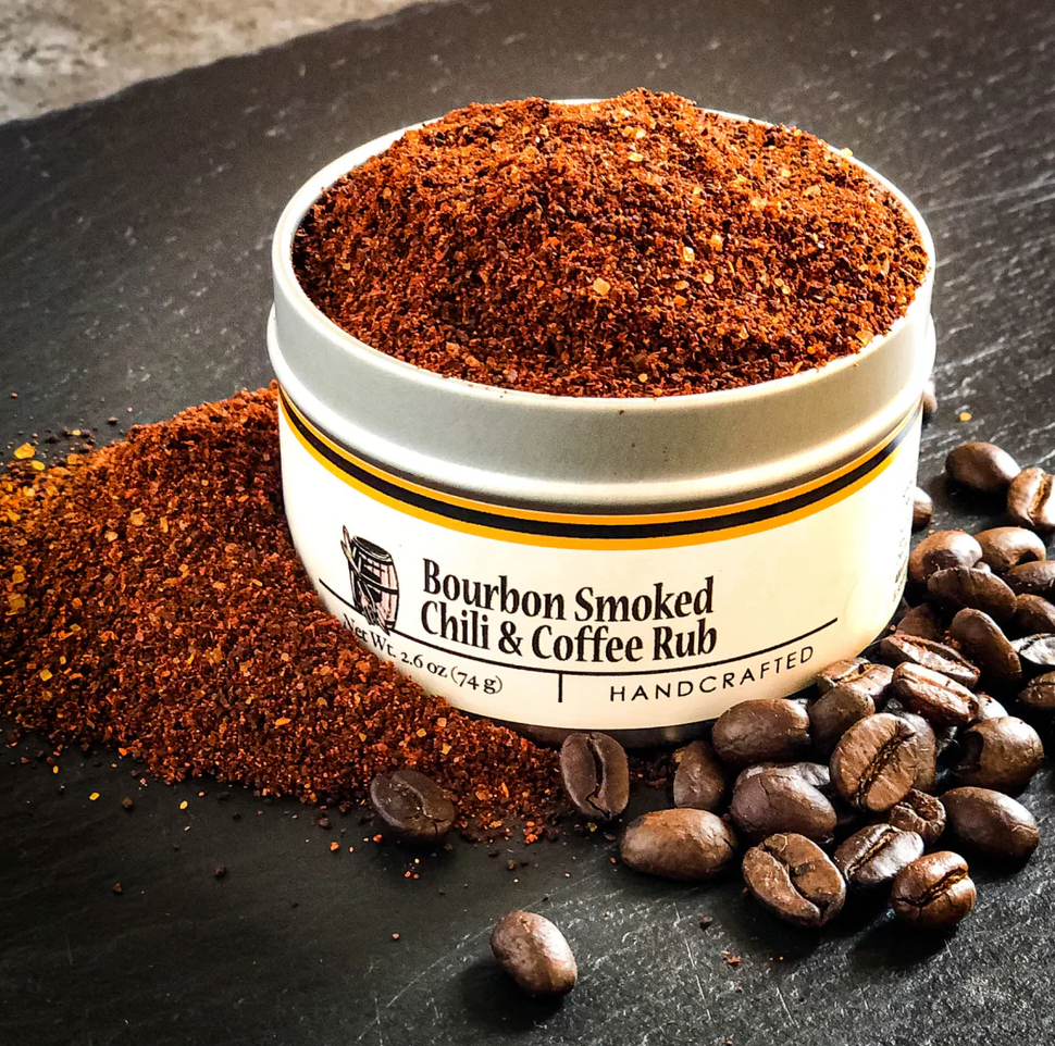 Bourbon Barrel Smoked Chili & Coffee Rub