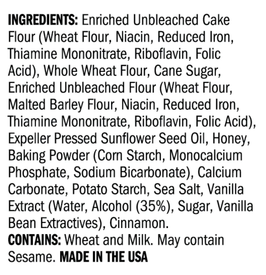 Cinnamon Gourmet Crackers