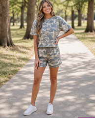 Camo Loose Top Outfit