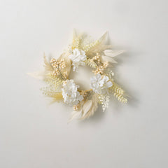 4.5" Hydrangea Pampas Accent Ring
