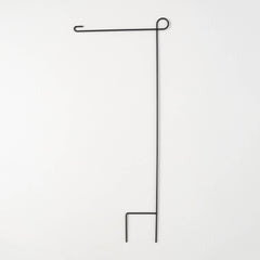 Black Metal Flag Pole Stake